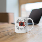 Republic of the Unbothered Mug — 11oz Ceramic Coffee Cup
