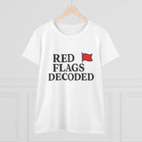 Red Flags Decoded T-Shirt | Relationship Awareness, Red Flag Design