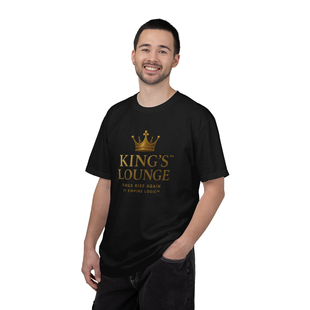 King's Lounge T-Shirt — Gold Crown Graphic Tee (Kings Rise Again)