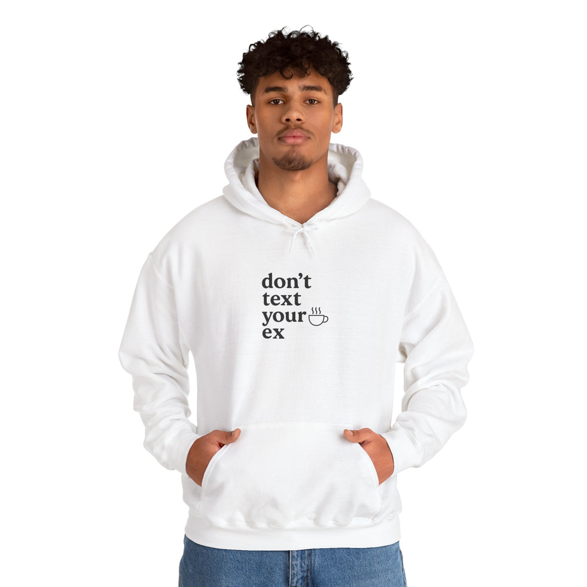 Don't Text Your Ex Hoodie, Cozy Sweatshirt, Funny Gift, Unisex Apparel, Relationship Humor, Casual Wear