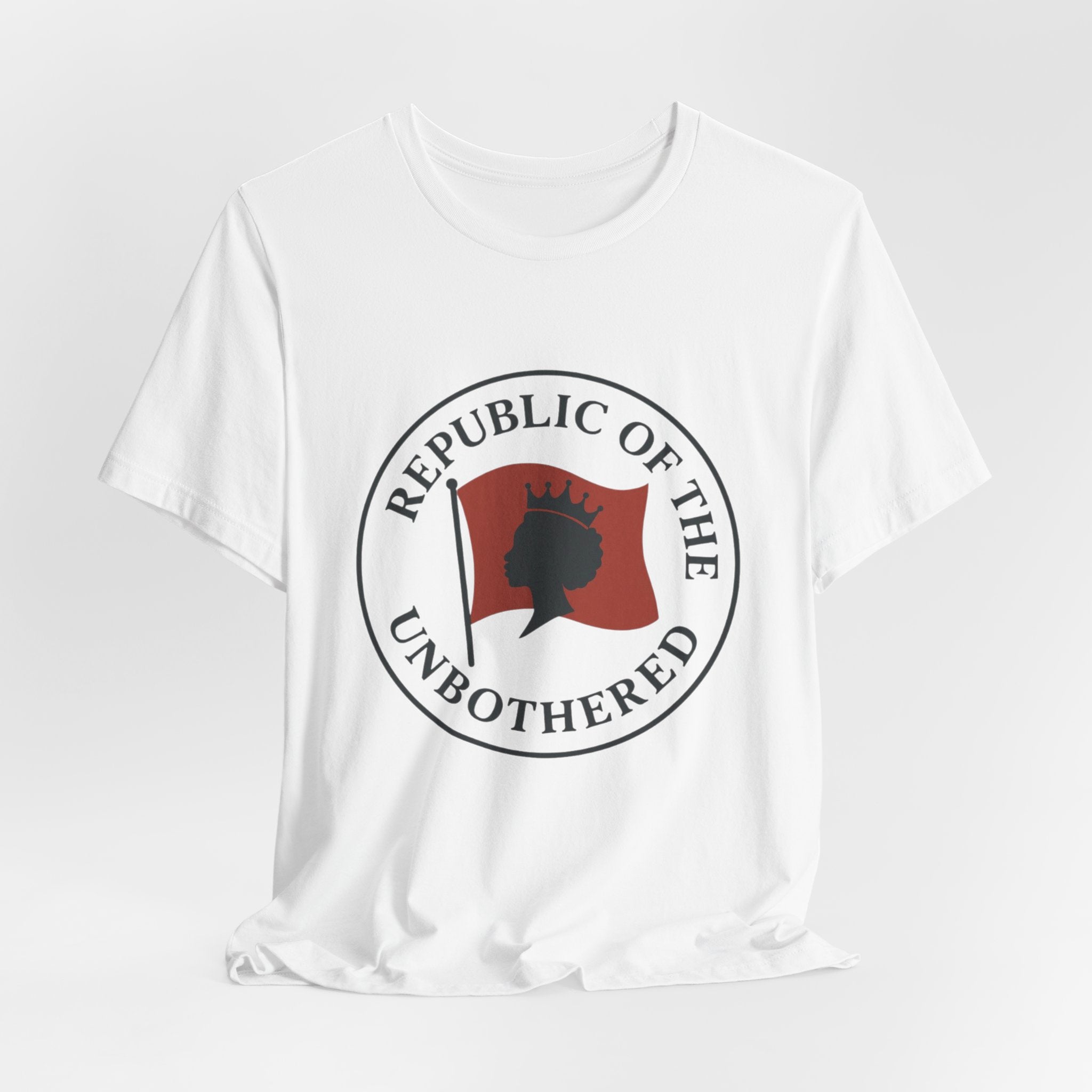 Republic of the Unbothered Tee | Unisex Jersey Short Sleeve Tee, Casual T-Shirt, Affirmation Shirt, Gift for Friends, Motivational Apparel
