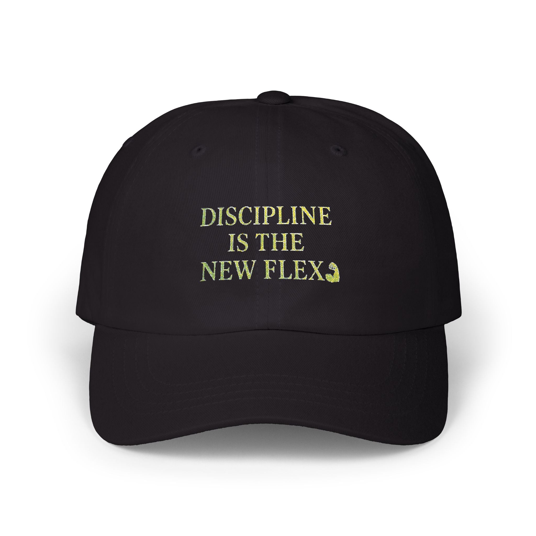 Dad Cap — "Discipline Is The New Flex" Embroidered Cotton Hat