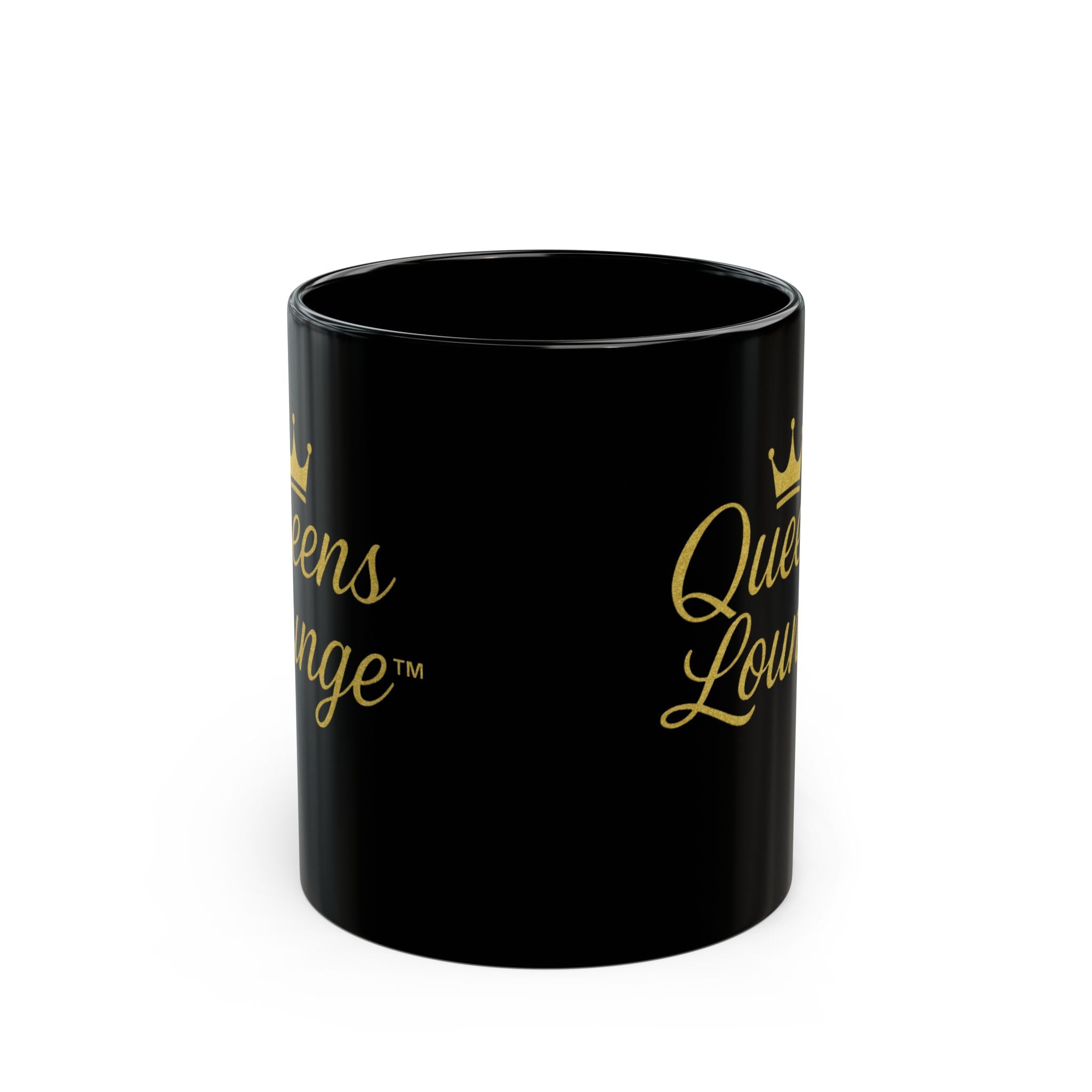 Queens Lounge Black Coffee Mug — 11oz & 15oz Ceramic