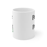 Peace Is Profit Mug – Funny Coffee Cup with Money Graphic