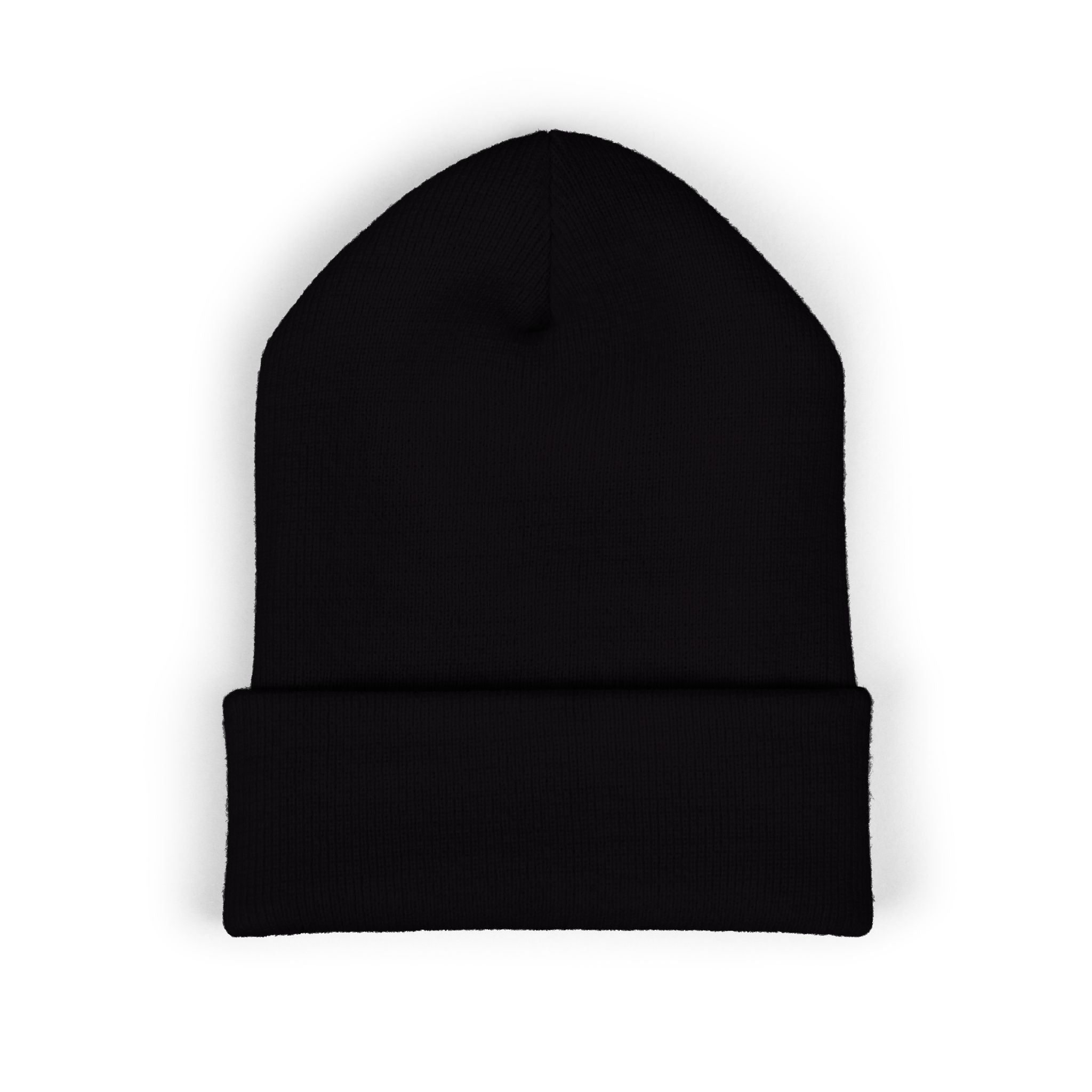 Embroidered 'Le Magnifique' Classic Cuffed Beanie — Cozy Chic Winter Hat