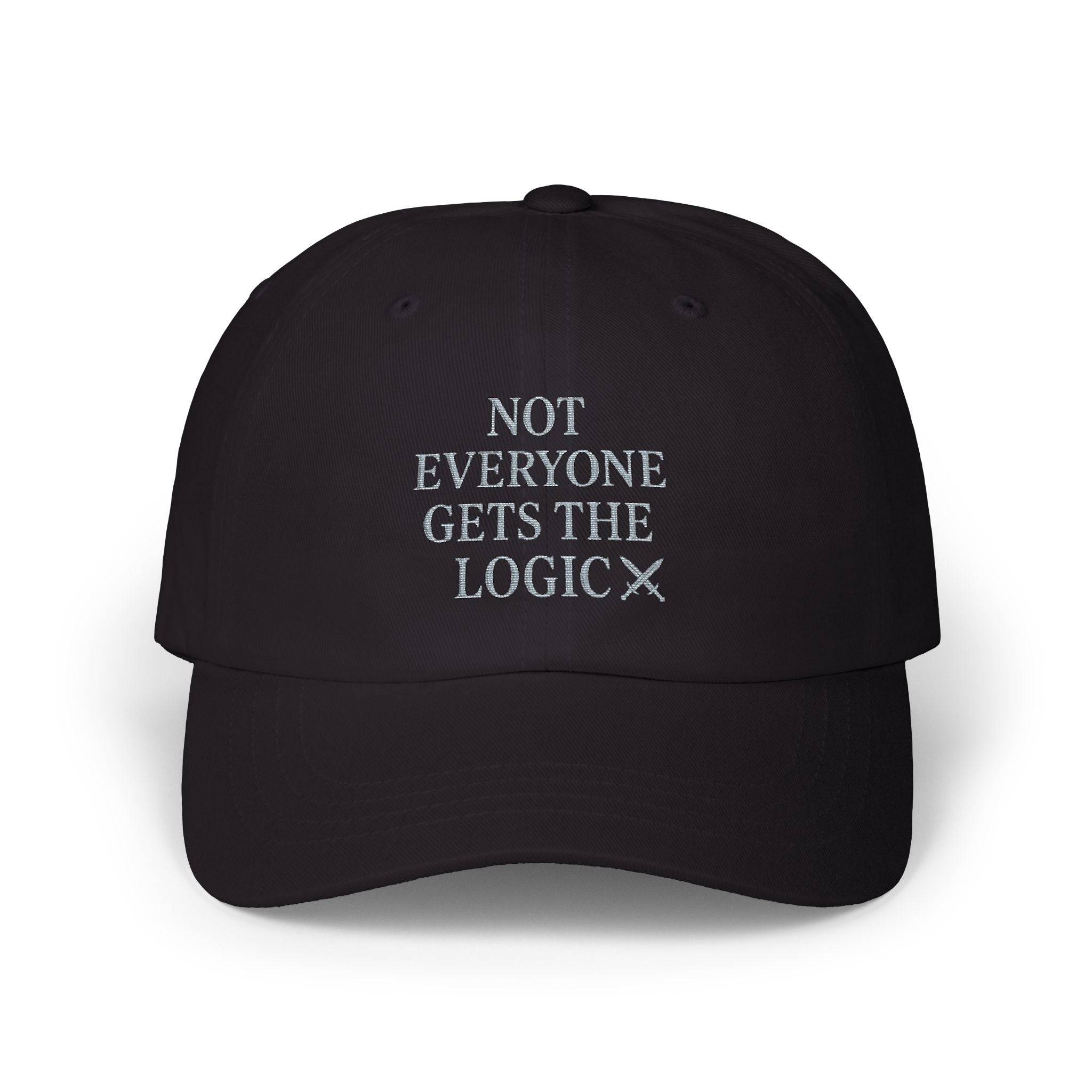 Dad Cap — "Not Everyone Gets the Logic" Embroidered Baseball Hat