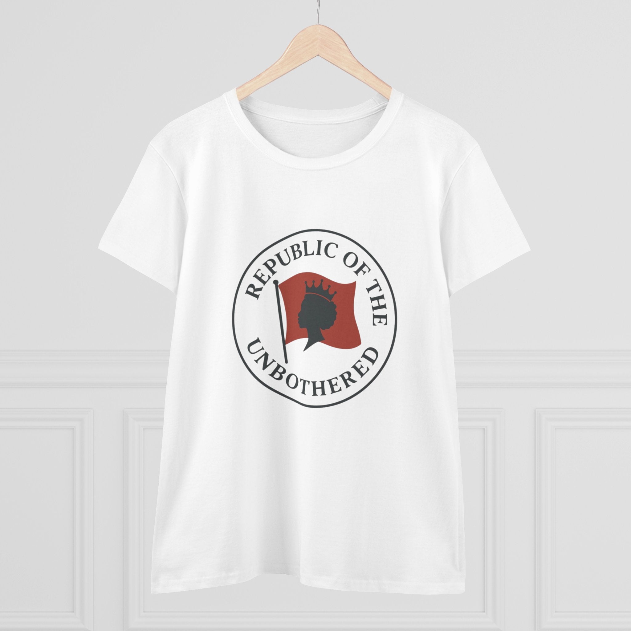 Republic of the Unbothered Tee | Silhouette Crown Logo