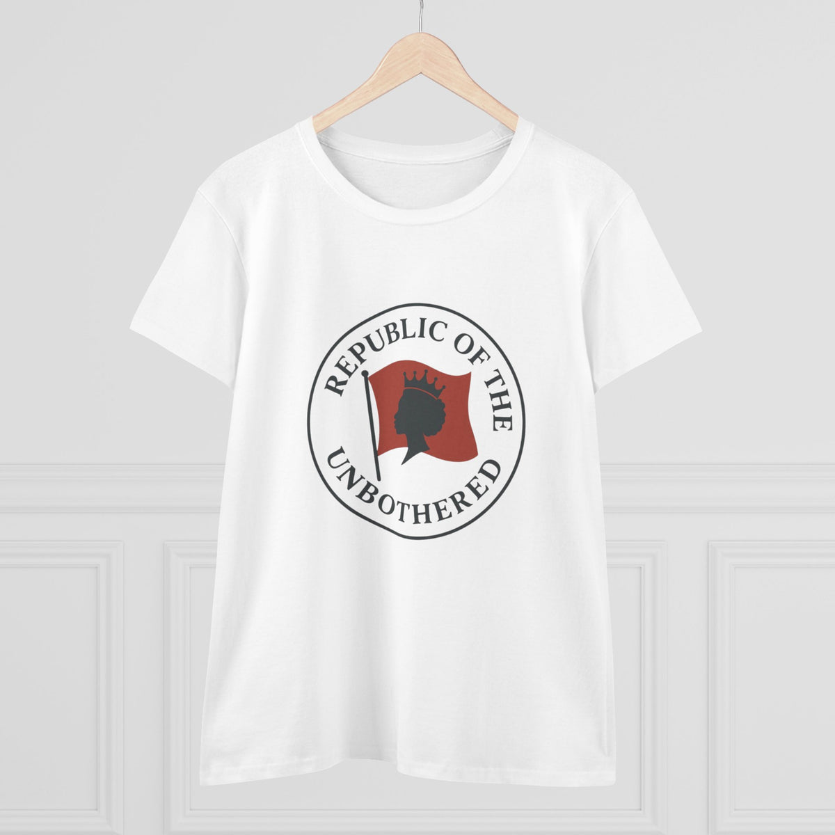 Republic of the Unbothered Tee | Silhouette Crown Logo