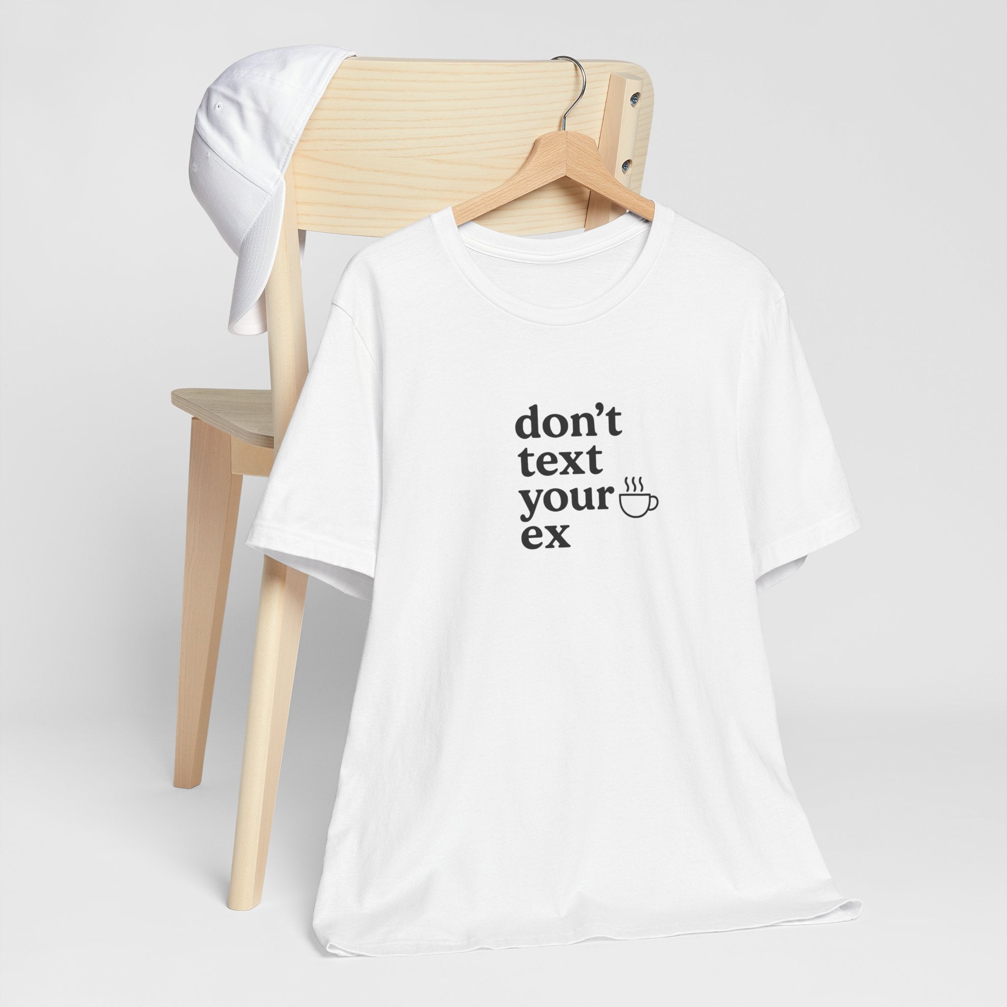 Don't Text Your Ex Unisex Tee, Casual Graphic T-Shirt, Funny Relationship Quote Shirt, Gift for Friends, Comfortable Everyday Wear