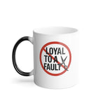 Color-Changing Mug — "Loyal to a Fault" Scissors Design, 11oz