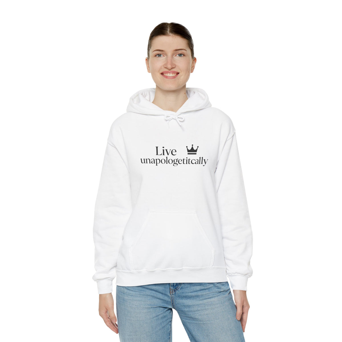 Unapologetically You Hooded Sweatshirt, Comfortable Hoodie for Self-Love, Unisex Sweatshirt, Gift for Friends, Cozy Layering Piece